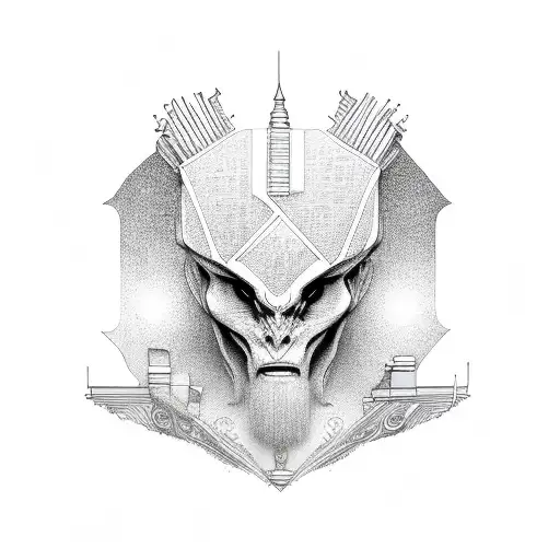 annunaki tattoo design idea