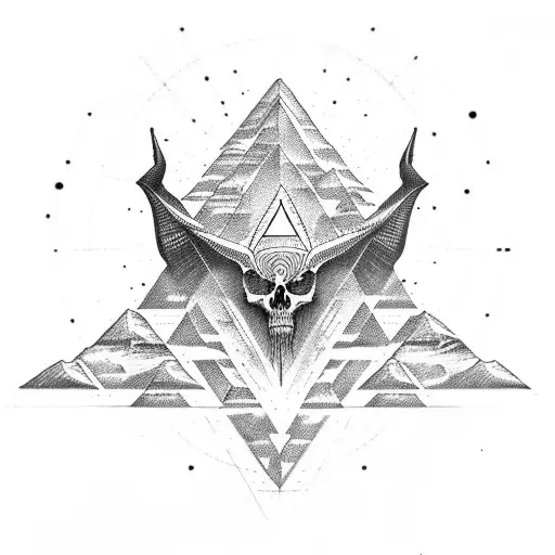 annunaki und die Pyramiden von Gizeh  tattoo design idea
