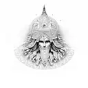 annunaki tattoo design idea