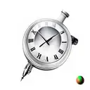 time in a bottle tattoo design idea