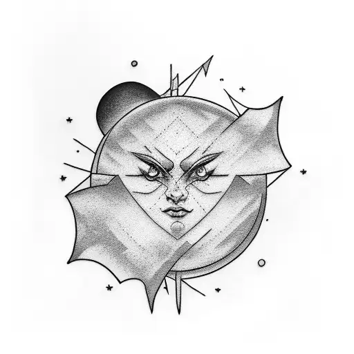 eclipse void sleeve tattoo design idea