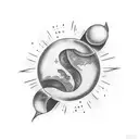 eclipse void sleeve tattoo design idea