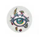 turkey eye tattoo design idea