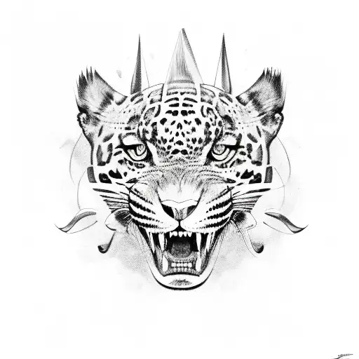 jaguar warrior tattoo design idea