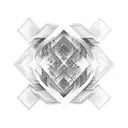 sine wave tattoo design idea