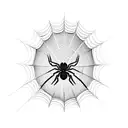 Spider Web tattoo design idea