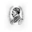 hitler as a viking tattoo design idea