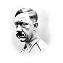 hitler as a viking tattoo design idea