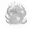 There was another in the fire Standing next to me There was another in the waters Holding back the seas tattoo design idea