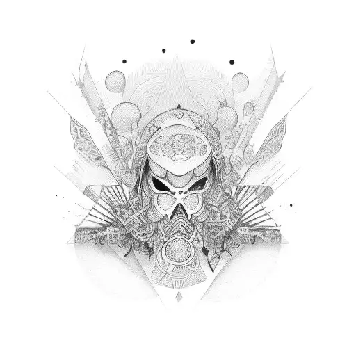 alone tattoo design idea