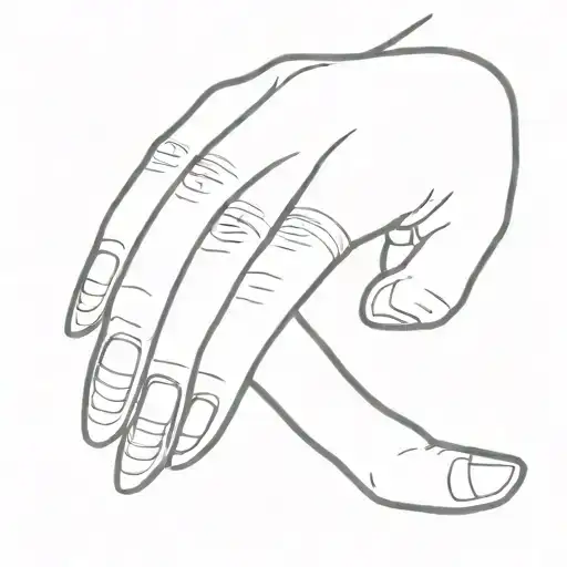 ring finger tattoo design idea