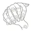 ring finger tattoo design idea