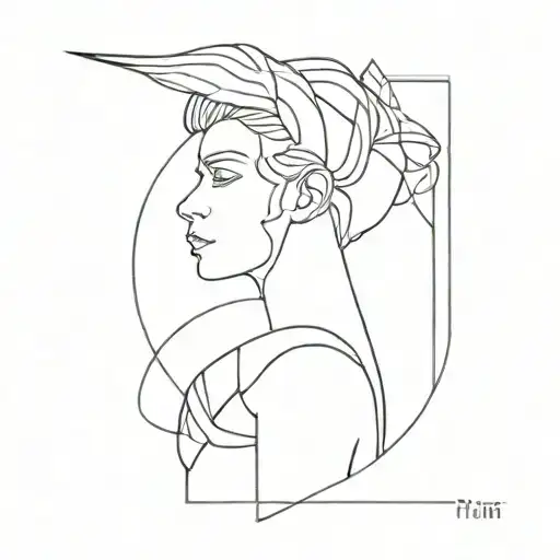 Pride and Industry tattoo design idea