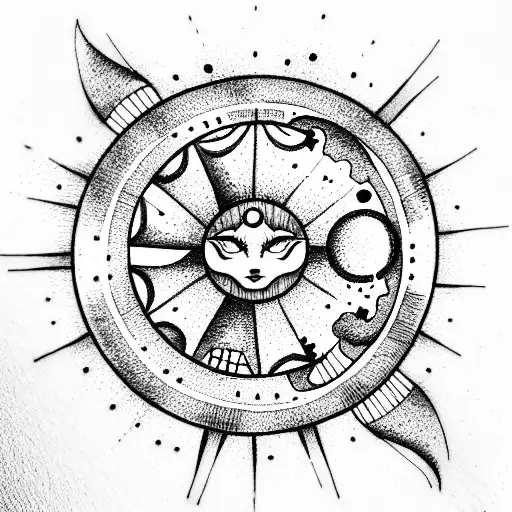 Geometric Temporary Tattoos  Moon Mandala Henna Stickers Body Art Tattoos  1pc S  eBay