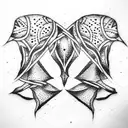 Dagger tattoo design idea