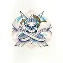 lettering, Carpe Diem et Momento Mori tattoo design idea