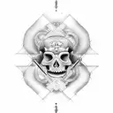 Carpe Diem et Momento Mori tattoo design idea