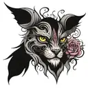 anxiety mental health tattoo design idea