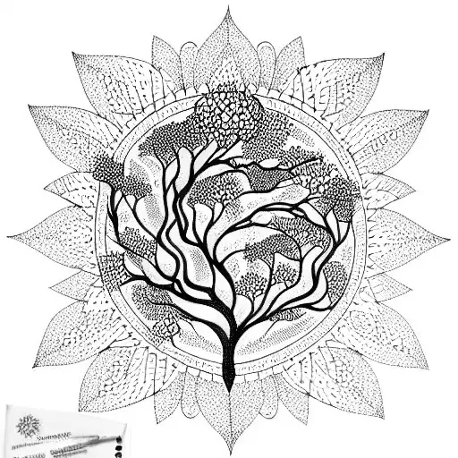 Tree of Life tattoo design idea