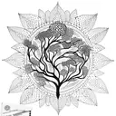 Tree of Life tattoo design idea