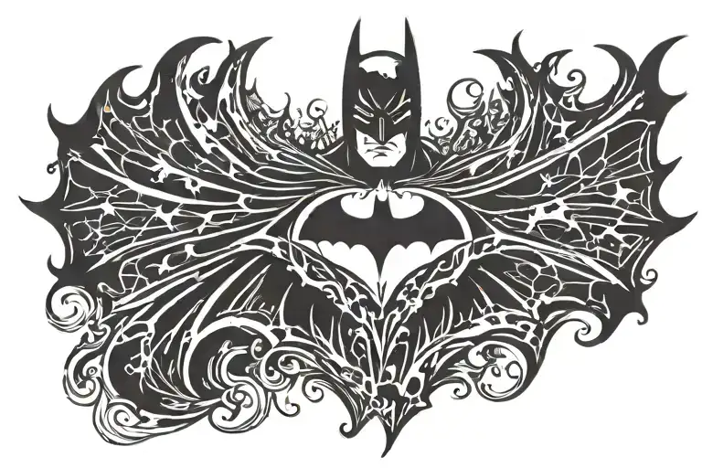 1977 Batman logo revenge is better tattoo design idea