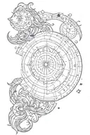 astrology, star sign, Aries, Virgo, Gemini, constellations  tattoo design idea