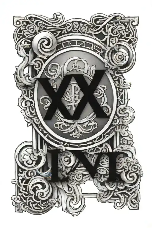 feb 13 2023 in Roman numerals tattoo design idea