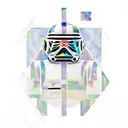 lightsaber unmounted by pieces, showing kyber crystal tattoo design idea