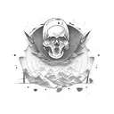 fallen soldier tattoo design idea