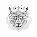 Lion,wolf, tree, eagle  tattoo design idea