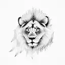 Lion,wolf, tree, eagle  tattoo design idea