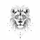 Lion,wolf, tree, eagle  tattoo design idea