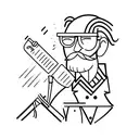 bartender tattoo design idea