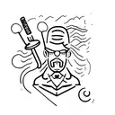 bartender tattoo design idea