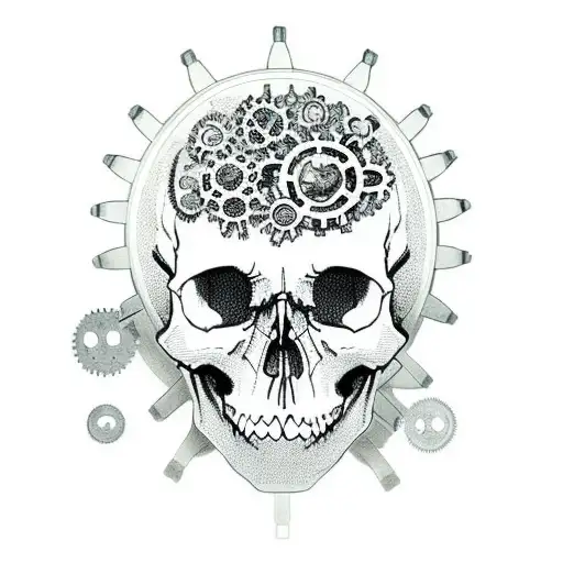 Tattoo uploaded by Jim Burgman • Skull brain cage #skull #skulls  #skulltattoo #skeleton #skeletontattoo #backtattoo #backpiece #necktattoo  #neck #back #weird #blackwork #blackworktattoo #fineline #finelinetattoo  #engraving #surreal #surrealism ...