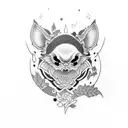  toji fushiguro tattoo design idea