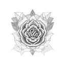 A blackwork design featuring succulents arranged to form the shape of a Mack truck tattoo design idea