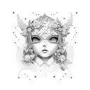 daughters names tattoo design idea