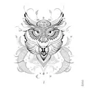 Ukrainian embroidery tattoo design idea