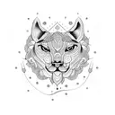 Ukrainian embroidery tattoo design idea