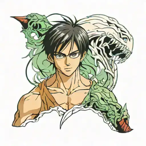 eren yeager tattoo design idea
