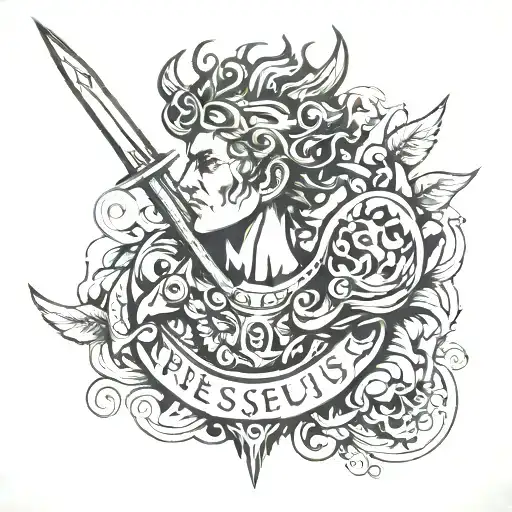 Perseus tattoo design idea