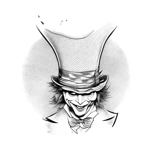 Mad Hatter tattoo design idea