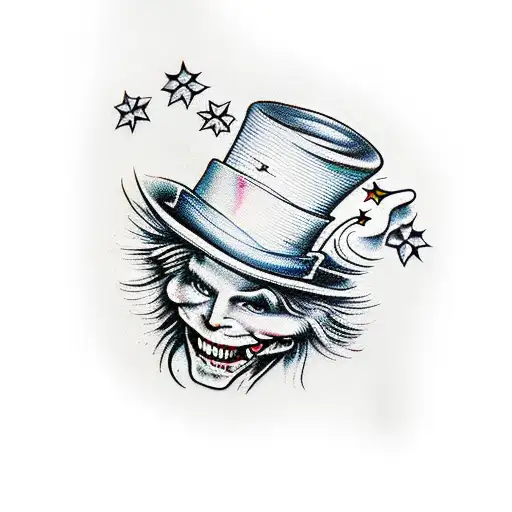 Mad Hatter tattoo design idea