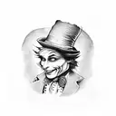 Mad Hatter tattoo design idea