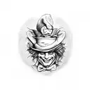 Mad Hatter tattoo design idea