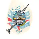 mini cooper  tattoo design idea