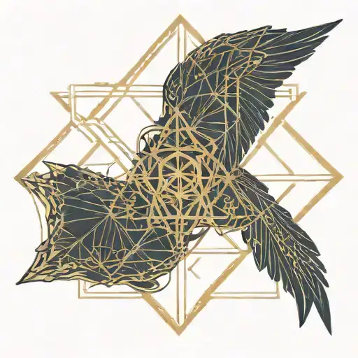 Red Rising Gold Sygil tattoo design idea