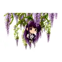 wisteria tattoo design idea