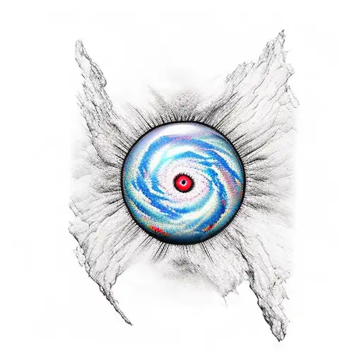 vi no seu olho um universo de coisas que eu desconheço tattoo design idea